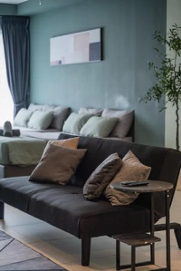 Deluxe Seaview Suite Twin Bed By The Only Bnb Tanjung Tokong Lägenhet